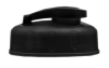 Garyline® Mini Mountain Tritan® Bottle with Flip-Top Lid - 22 oz. - Black lid